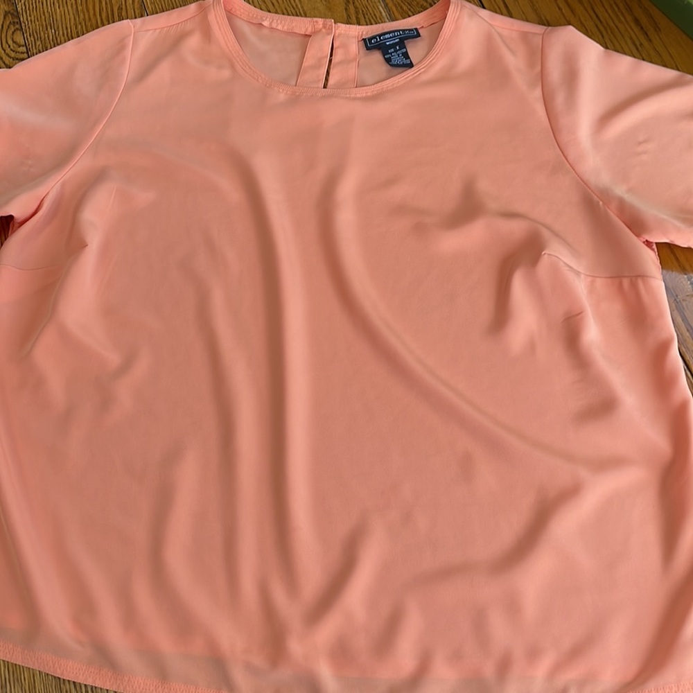 Elementz brand peach color top, XL